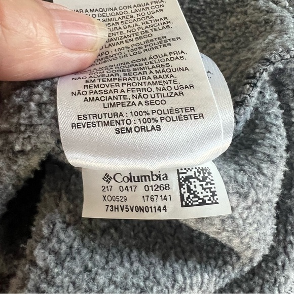 COLUMBIA Fleece Half-Zip Pullover SZ M - Picture 3 of 6